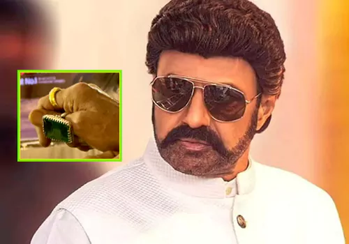 బాలయ్య పచ్చ ఉంగరంపై ఉంగరంపై ..!