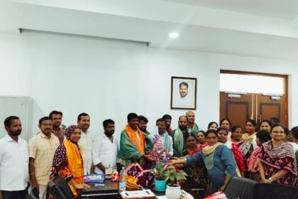 సచివాలయ అవుట్ సోర్సింగ్ ఉద్యోగుల నూతన కమిటీ ... అభినందించిన పలువురు