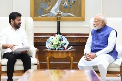 CM RIVANTH DELHI ిల్లీ టూర్: ప్రధాని మోదీతో సీఎం రేవంత్‌ భేటీ భేటీ