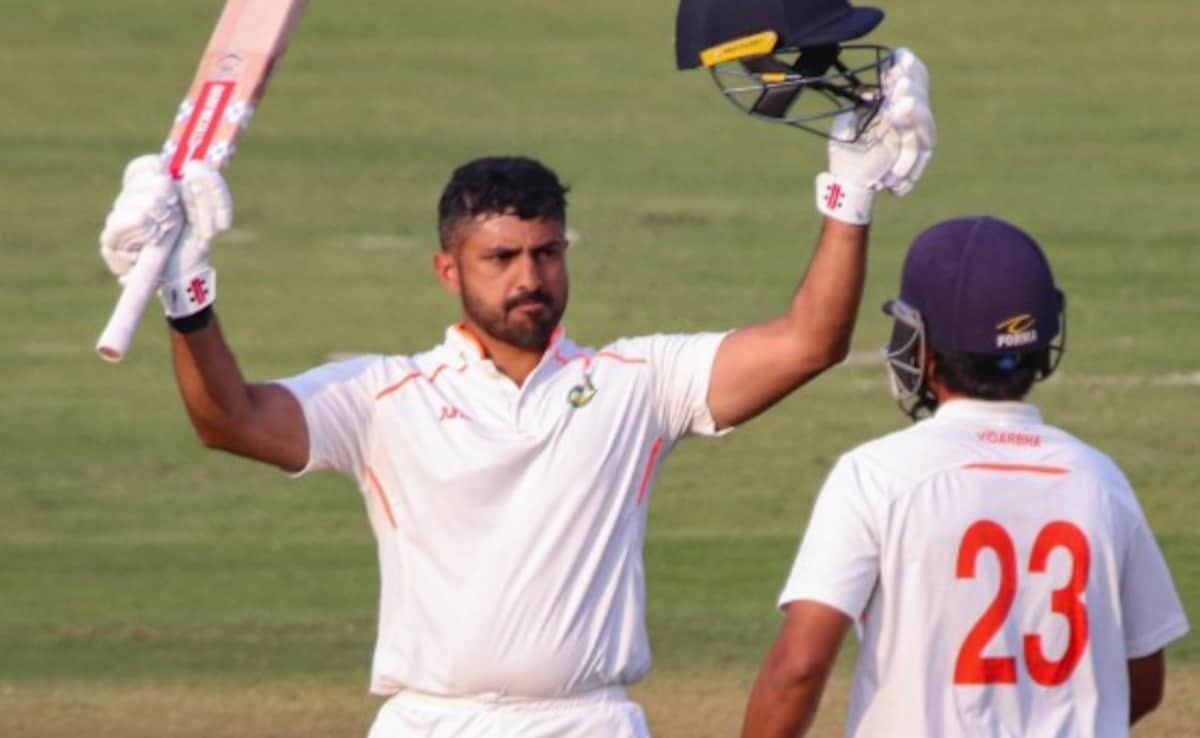 కరున్ నాయర్ విదార్భా త్రాష్ తమిళనాడుగా నటించారు, రంజీ ట్రోఫీ సెమీ-ఫైనల్స్ లోకి ప్రవేశించండి