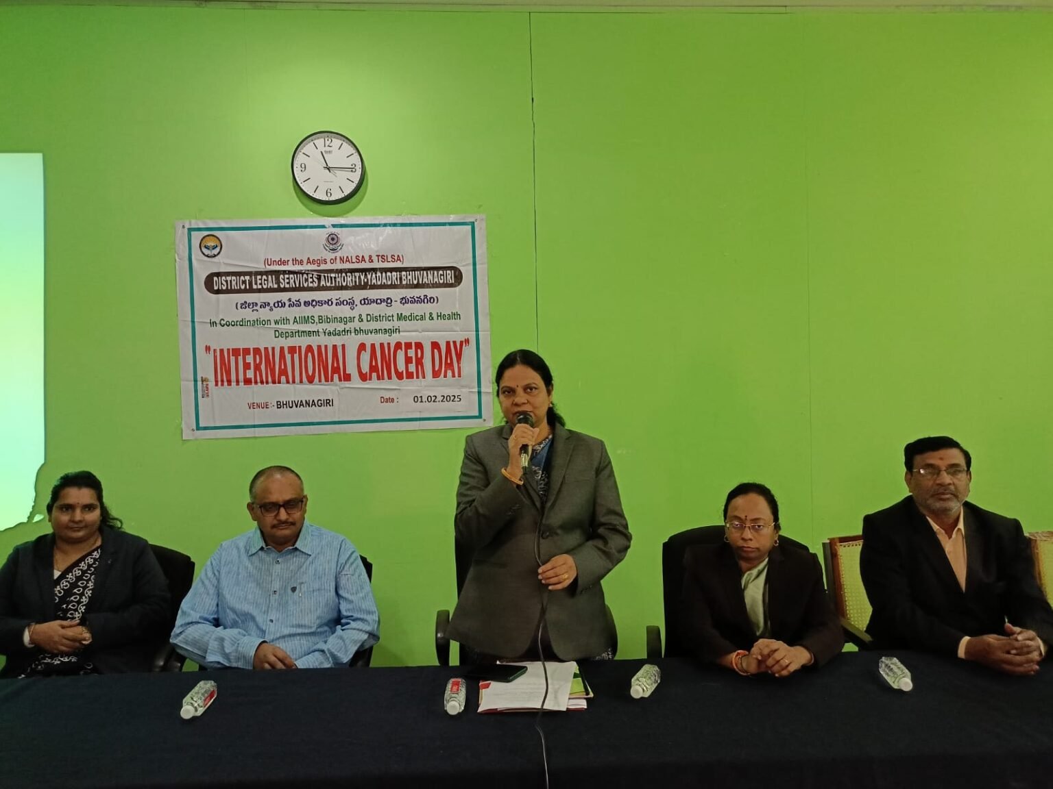 జిల్లా కోర్టులో కాన్సర్ పై అవగాహన సదస్సు