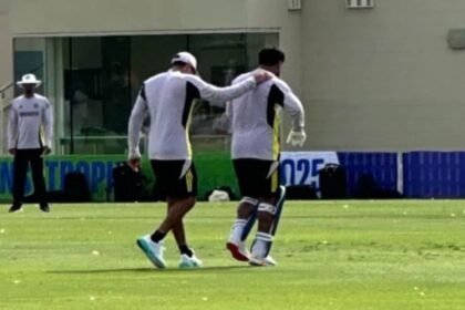 నెట్స్‌లో మోకాలిపై స్టార్ కొట్టడంతో ఛాంపియన్స్ ట్రోఫీ టీమ్ ఇండియాకు దెబ్బ