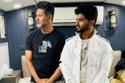 ప్రభుదేవా వారసుడు వచ్చేశాడు .. వేదికపై తండ్రితో కలిసి స్టెప్పులేసిన స్టెప్పులేసిన!