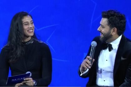 "భార్య చూస్తూ ఉంటుంది ...": రోహిత్ శర్మ స్మృతి మంధనా ప్రశ్న ప్రతి ఒక్కరికీ స్టంప్స్