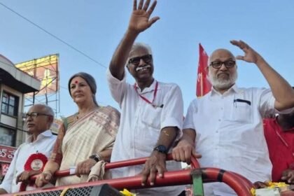సీపీఎం ఏపీ రాష్ట్ర కార్యదర్శిగా రెండోసారి వి.శ్రీనివాసరావు.