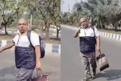 సెలవు నిరాకరించబడిన సెలవు, బెంగాల్ మనిషి 4 సహోద్యోగులను పొడిచి, తరువాత కత్తితో తిరుగుతాడు