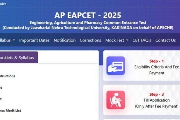 AP eapcet నవీకరణలు 2025: ఏపీ విద్యార్థులకు అలర్ట్ - 'ఈఏపీసెట్' సిలబస్ ఇలా డౌన్లోడ్ డౌన్లోడ్ డౌన్లోడ్