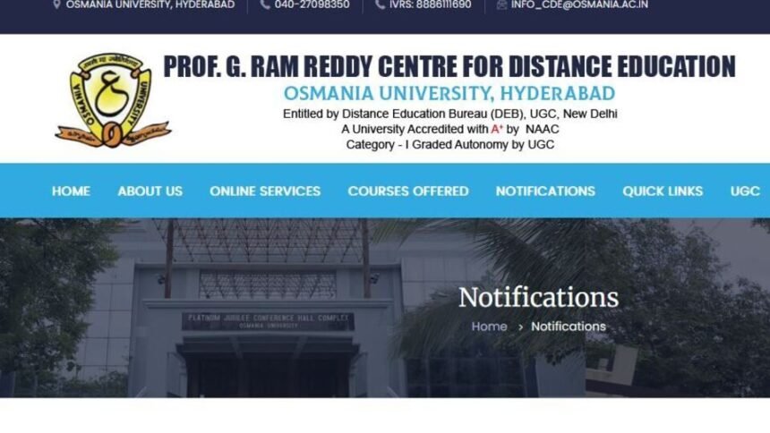 OU దూర ప్రవేశాలు: ఓయూ దూర విద్యలో ఎంబీఏ ఎంబీఏ, ఎంసీఏ ఎంసీఏ ఎంసీఏ