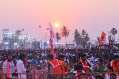 జనరేసేన జయకేతనం సభ: జనసంద్రంగా 'చిత్రాడ' - 'జయకేతనం' సభకు పోటెత్తిన పోటెత్తిన