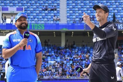 భారత్‍తో మ్యాచ్‍లో టాస్ టాస్ గెలిచిన న్యూజిలాండ్ ..