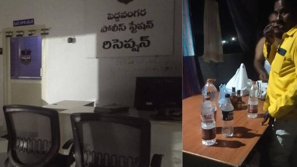 మహాబుబాద్ జిల్లా: పోలీస్ స్టేషన్ లోనే మందు పార్టీ ...! విచారణకు ఆదేశించిన జిల్లా జిల్లా ..!