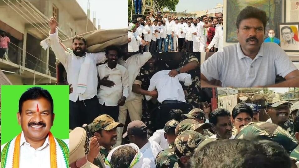 మానకొండూర్ లో కాంగ్రెస్ కాంగ్రెస్ వర్సెస్ బీఆర్ఎస్… ఇరువర్గాల ఇరువర్గాల ఇరువర్గాల ఆందోళన ..