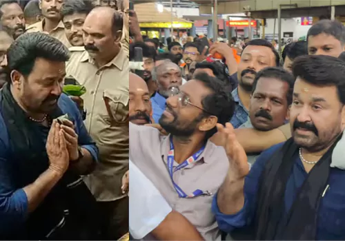 శబరిమల కొండపై మహ్మద్ కుట్టి పేరుపై మోహన్ లాల్ పూజలు!
