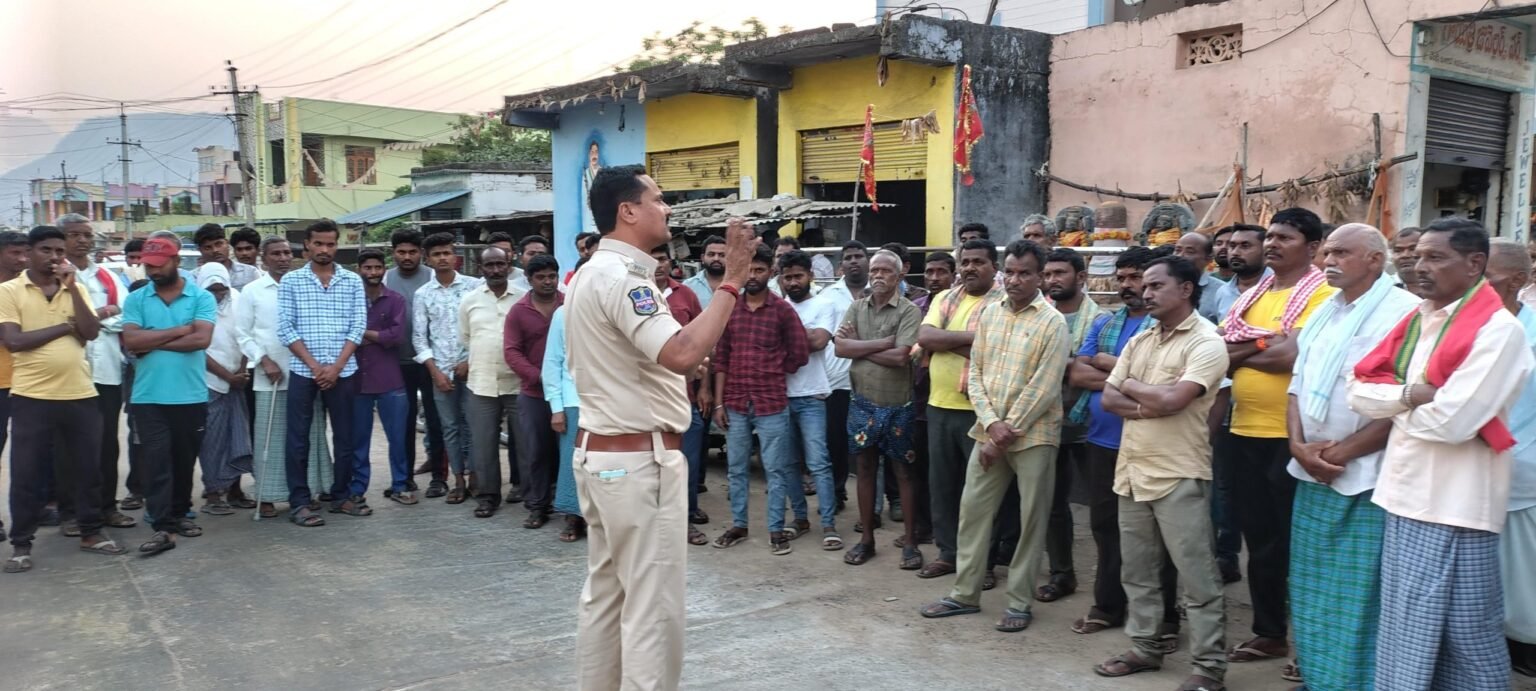 శాంతి భద్రతలకు విఘాతం కలిగిస్తే కఠిన చర్యలు చర్యలు: మంథని సి.ఐ.