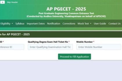AP PGECET 2025 నోటిఫికేషన్: ఇంజినీరింగ్ పీజీ ప్రవేశాలు