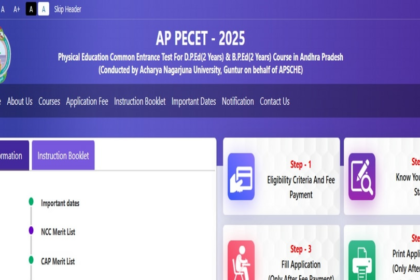 Appecet 2025 వర్తించు: ఏపీ పీఈసెట్ -2025 ఆన్ లైన్ దరఖాస్తులు ప్రారంభం ప్రారంభం, జూన్ 7 చివరి చివరి తేదీ