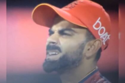 RCB vs RR క్లాష్ సమయంలో అంపైర్ యొక్క 'మెదడు -ఫేడ్' పై విరాట్ కోహ్లీ యొక్క ప్రతిచర్య వైరల్ - చూడండి