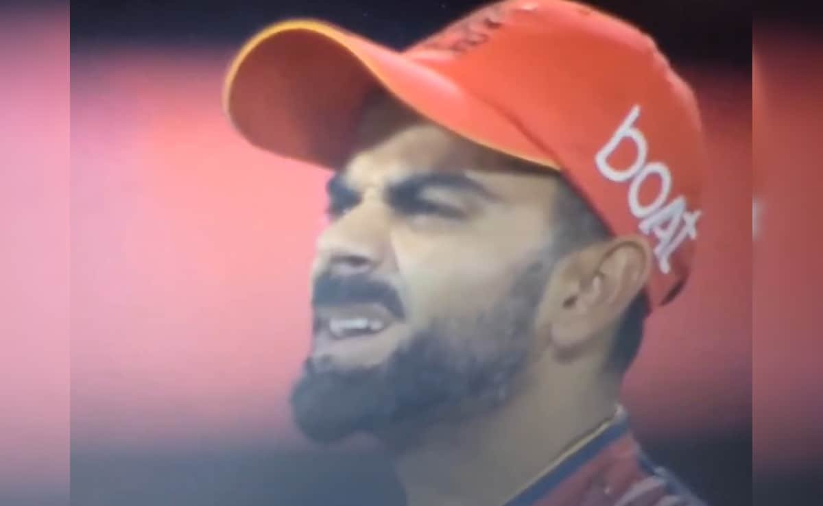 RCB vs RR క్లాష్ సమయంలో అంపైర్ యొక్క 'మెదడు -ఫేడ్' పై విరాట్ కోహ్లీ యొక్క ప్రతిచర్య వైరల్ - చూడండి
