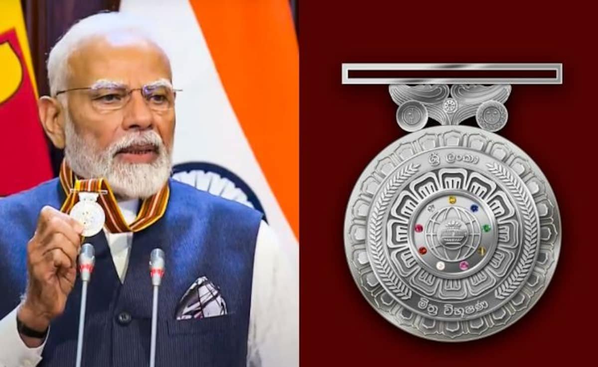 అతను శ్రీలంక అత్యధిక పౌర అవార్డును పొందిన PM మోడీ