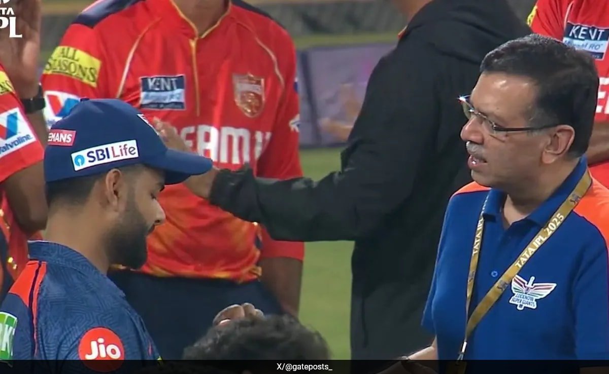 ఎల్‌ఎస్‌జి యజమాని సంజీవ్ గోయెంకా రిషబ్ పంత్‌ను ఎదుర్కుంటాడు, పిబిక్స్‌పై ఓడిపోయిన తరువాత కెఎల్ రాహుల్ దృశ్యాన్ని పున reat సృష్టిస్తాడు