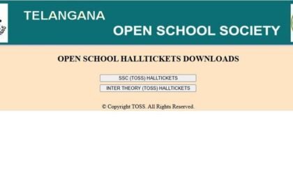 టాస్ SSC ఇంటర్ పరీక్షలు 2025: తెలంగాణ ఓపెన్ టెన్త్ టెన్త్, ఇంటర్ హాల్ టికెట్లు విడుదల
