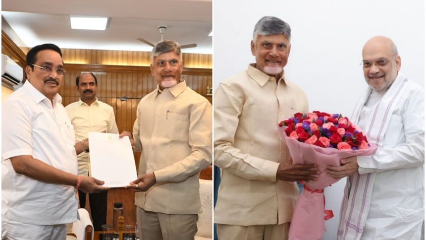 దిల్లీలో కేంద్రమంత్రులతో సీఎం సీఎం చంద్రబాబు- భేటీ పోలవరం బనకచర్ల ప్రాజెక్టు ప్రాజెక్టు, ఆక్వా రంగ సమస్యలపై చర్చ