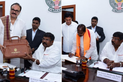 నాగాబాబు ప్రమాణం చేస్తుంది: ఎమ్మెల్సీలుగా ప్రమాణ స్వీకారం చేసిన నాగబాబు నాగబాబు, సోము సోము