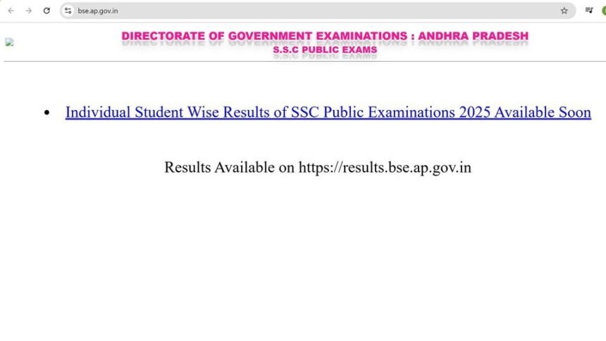 నేడు ఏపీ ఎస్సెస్సీ 2025 ఫలితాలు విడుదల విడుదల విడుదల, హెచ్‌టి తెలుగులో ఫలితాలు తెలుసుకోండి ఇలా ఇలా- ap ssc 2025 ఈ రోజు విడుదల చేసిన ఫలితాలు HT తెలుగు, ఆంధ్ర ప్రదేశ్ on లో ఫలితాలను తెలుసు