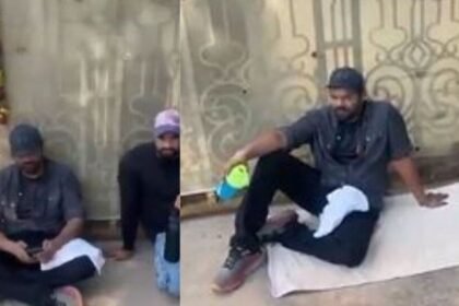 మంచు కుటుంబం: మోహన్ బాబు బాబు ఇంటికి మంచు - గేటు గేటు గేటు గేటు గేటు