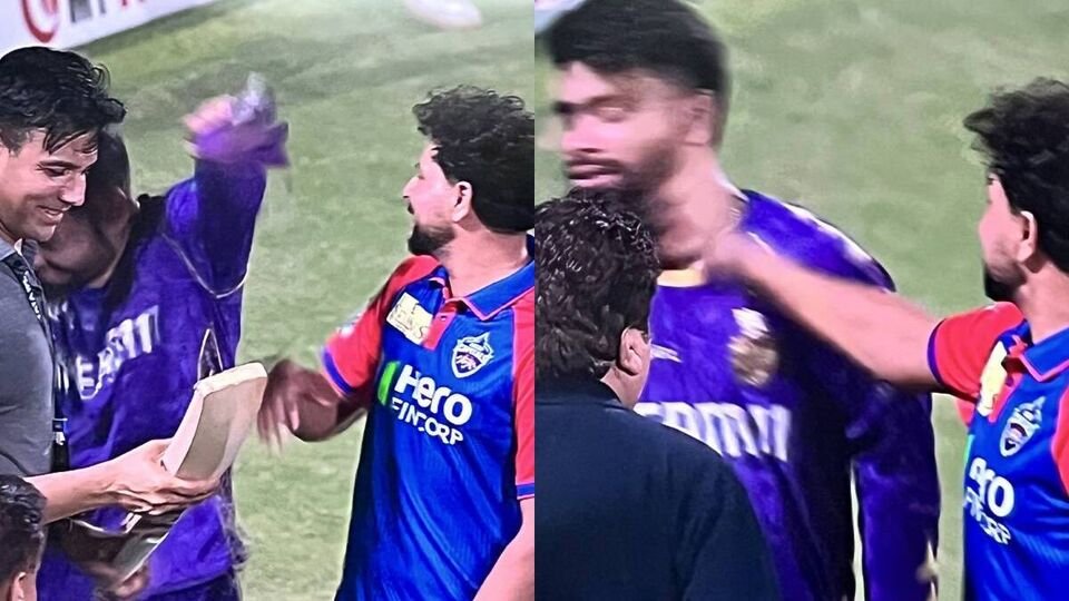 రింకు సింగ్ చెంపపై కొట్టిన కొట్టిన కుల్దీప్ .. కోపంతో కోపంతో రియాక్షన్ వైరల్ .. బ్యాన్ బ్యాన్ చేయాలంటూ ఫ్యాన్స్ ఫ్యాన్స్ .. ఏమైందంటే?