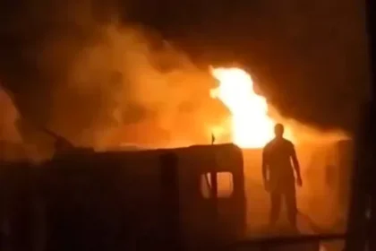 స్టార్ హీరో మూవీ సెట్లో భారీ అగ్ని అగ్ని!