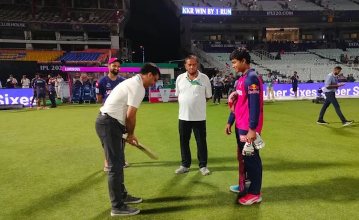 ఆర్‌ఆర్ 1-పరుగుల నష్టం తరువాత సౌరవ్ గంగూలీ వైభవ్ సూర్యవాన్షిని కలుస్తాడు, పెద్ద సలహా ఇస్తాడు: "అవసరం లేదు ..."