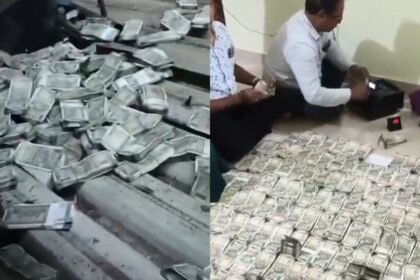 కిటికీలో నుంచి బయటకు డబ్బు కట్టలు విసిరిన విసిరిన అధికారి; ఇంట్లో ఇంట్లో. 2 కోట్లు స్వాధీనం- ఒడిశా ప్రభుత్వ ఉద్యోగుల విండో నుండి నగదు వర్షాలు అధికారులు అతని ఇంటిపై దాడి చేస్తారు,