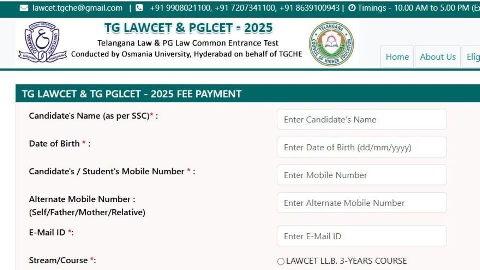 టీజీ టీజీ - 2025 కు దరఖాస్తు దరఖాస్తు ..? ఇదే ఇదే లాస్ట్ ఛాన్స్, దగ్గరపడిన దగ్గరపడిన- tg లాసెట్ 2025 ఆన్‌లైన్ అనువర్తనాలు గడువు మే 25 న జరిమానాతో ముగుస్తుంది, కెరీర్ న్యూస్