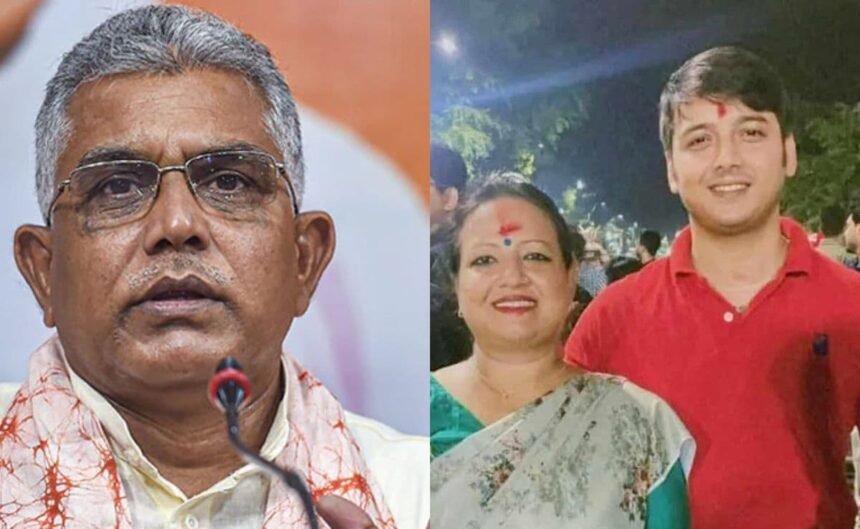 బిజెపి నాయకుడు దిలీప్ ఘోష్ సవతిని కోల్పోతాడు, వివాహం తరువాత కొన్ని వారాల తరువాత