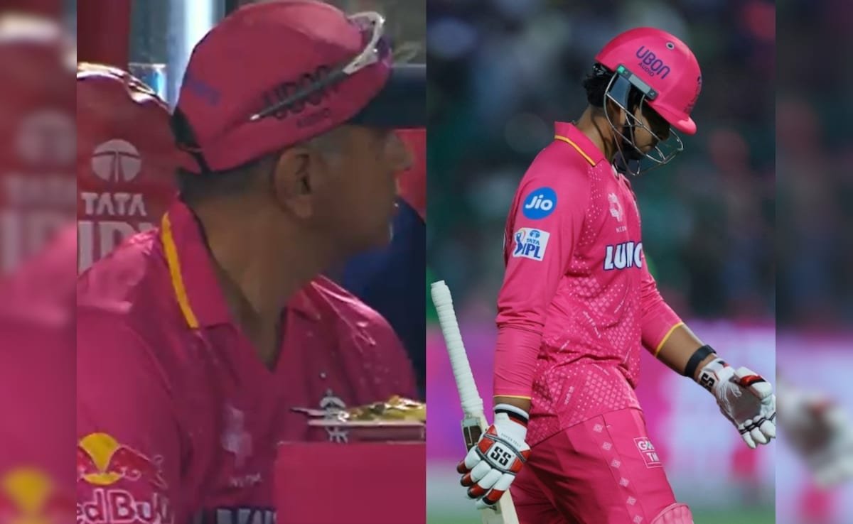 వైభవ్ సూర్యవాన్షి 0 vs MI, RR కోచ్ రాహుల్ ద్రావిడ్ యొక్క ప్రతిచర్య వైరల్ కోసం కొట్టివేయబడింది. చూడండి