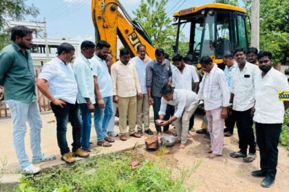 ఎనిమిదో వార్డులో రహదారి రహదారి - ముద్రా న్యూస్