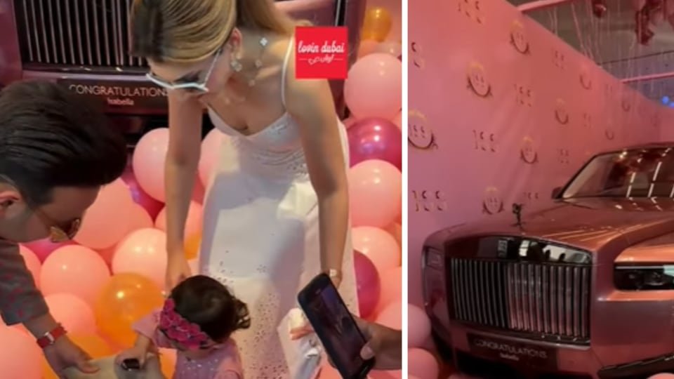 ఏడాది వయస్సున్న వయస్సున్న కూతురికి రోల్స్ రాయిస్ని గిఫ్ట్ ఇచ్చిన భారత వ్యాపారవేత్త వ్యాపారవేత్త ..