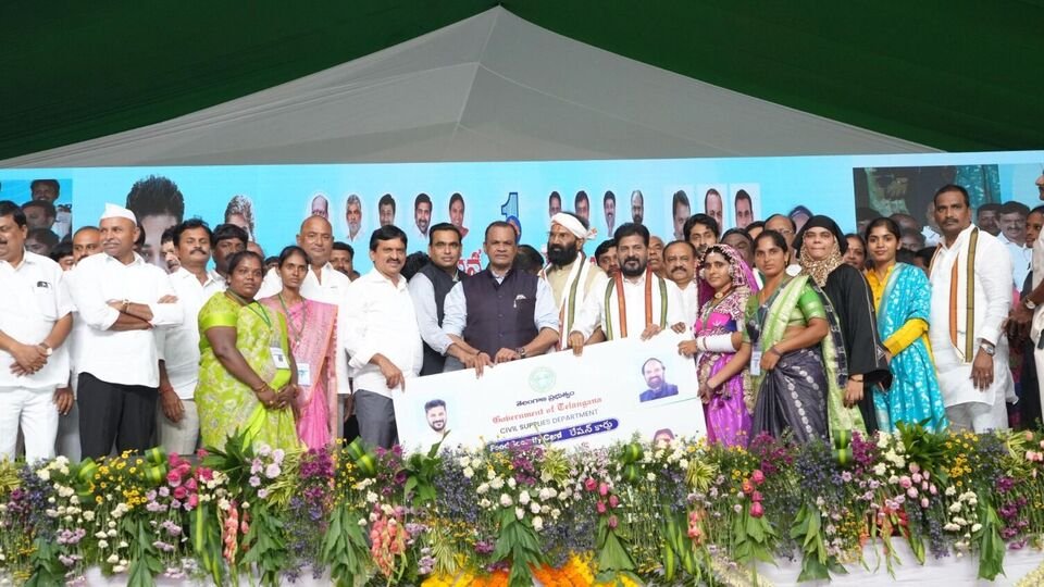 95 ల‌క్ష‌ల కుటుంబాల‌కు సన్న బియ్యంతో బియ్యంతో.