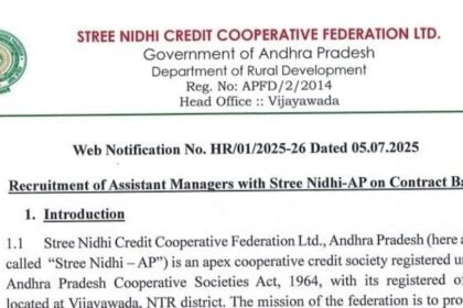 ఏపీ స్త్రీ నిధిలో 170 ఉద్యోగ ఉద్యోగ - నోటిఫికేషన్ నోటిఫికేషన్ నోటిఫికేషన్
