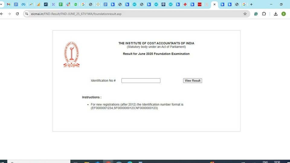 ఐసీఎంఏఐ సీఎంఏ ఫౌండేషన్ జూన్ 2025 పరీక్ష ఫలితాలు విడుదల; టాప్ 10 లో తెలుగు తెలుగు విద్యార్థుల హవా ..