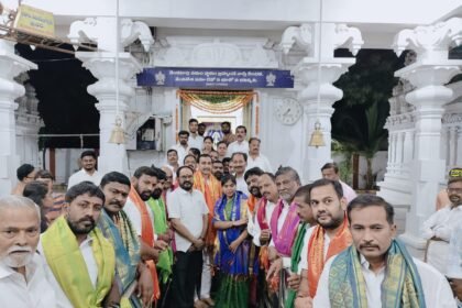 ఘనంగా శ్రీ శ్రీ పద్మావతి వెంకటేశ్వర స్వామి ఆలయ ట్రస్టీ బోర్డు ప్రమాణ స్వీకారోత్సవం స్వీకారోత్సవం