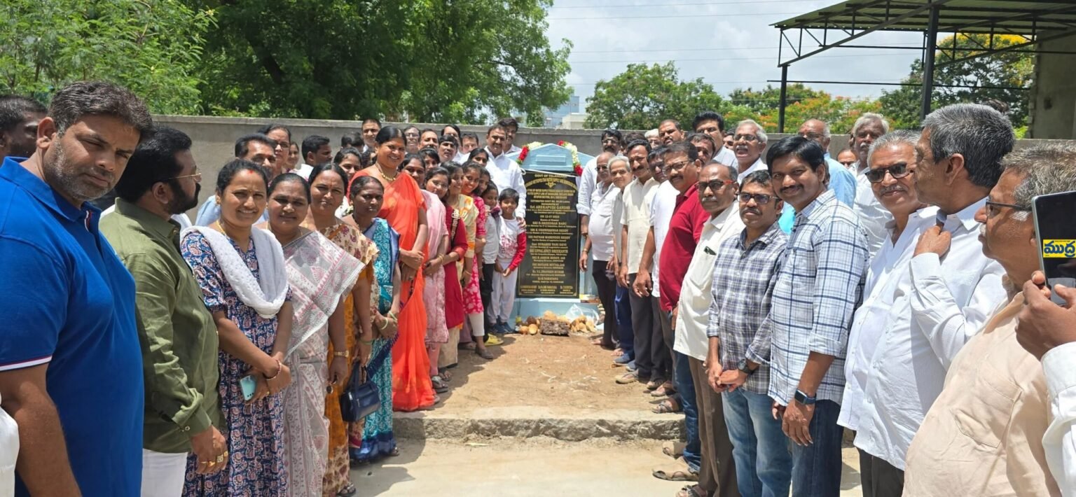 భూగర్భ భూగర్భ, మంచి మంచి నీటి పైప్ లైన్ నిర్మాణం పనులకు శంకుస్థాపన ఆరెకపూడి ఆరెకపూడి ఆరెకపూడి