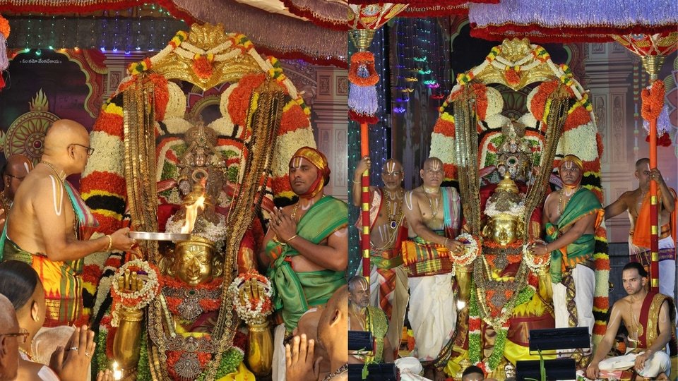 కన్నుల పండుగగా గరుడ వాహన వాహన సేవ .. గోవింద నామస్మరణతో మారుమోగిన మారుమోగిన!