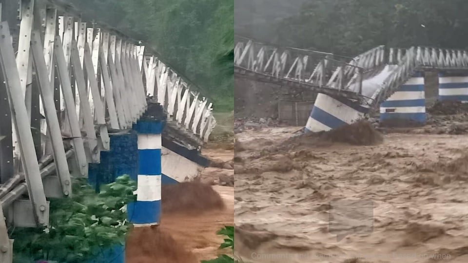 డార్జిలింగ్ కొండచరియలు: భారీ వర్షాలకు వర్షాలకు విలవిల- కొండచరియలు విరిగి పడి పడి అనేక మంది మంది మృతి మృతి- భారీ వర్షపు కొండచరియలు బెంగాల్ డార్జిలింగ్ అనేక చనిపోయిన వంతెన కూలిపోతాయి,