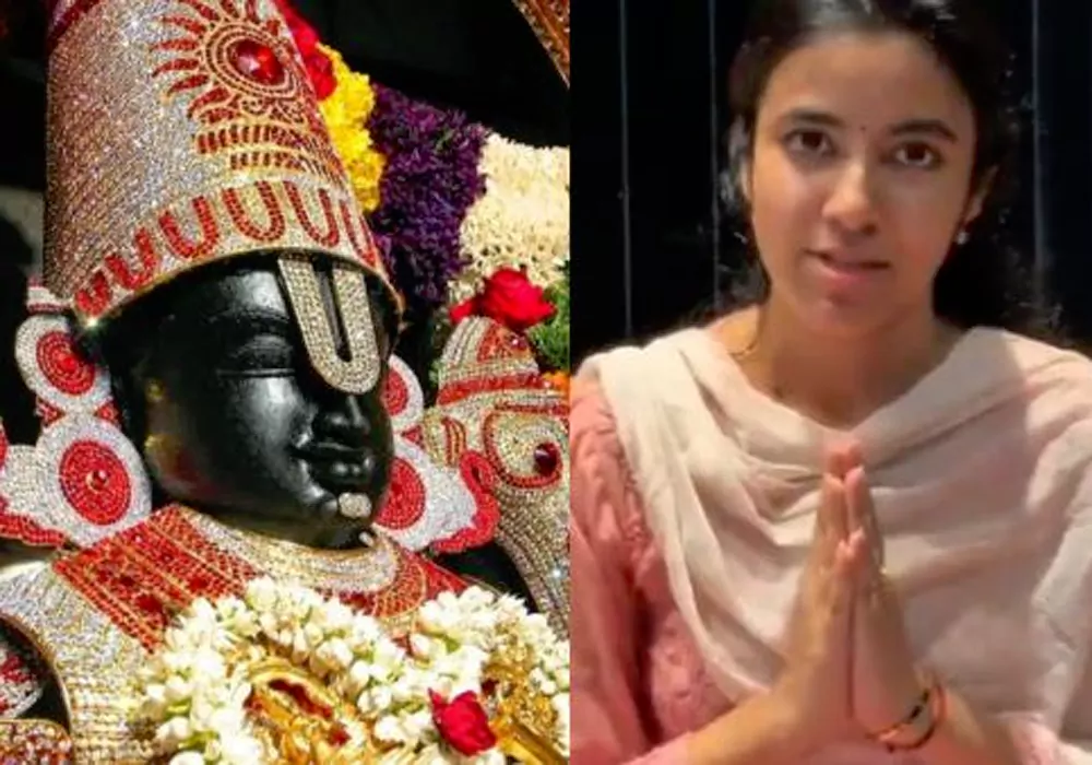 తిరుమల శ్రీవారి దర్శనంపై లిటిల్ హార్ట్స్ హీరోయిన్ కీలక వ్యాఖ్యలు