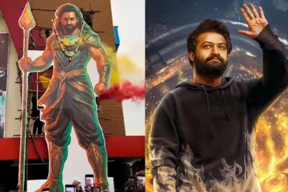 అఫీషియల్‌ అప్‌డేట్ రాకుండానే 'గాడ్ ఆఫ్ వార్' భారీ కటౌట్.. బెంగళూరులో ఎన్టీఆర్ ఫ్యాన్స్ రచ్చ!